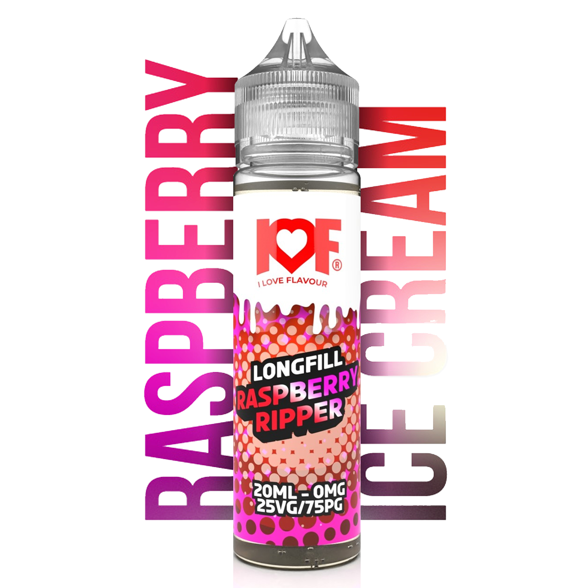 I Love Flavor - Riempimento lungo di Raspberry Ripper da 60 ml