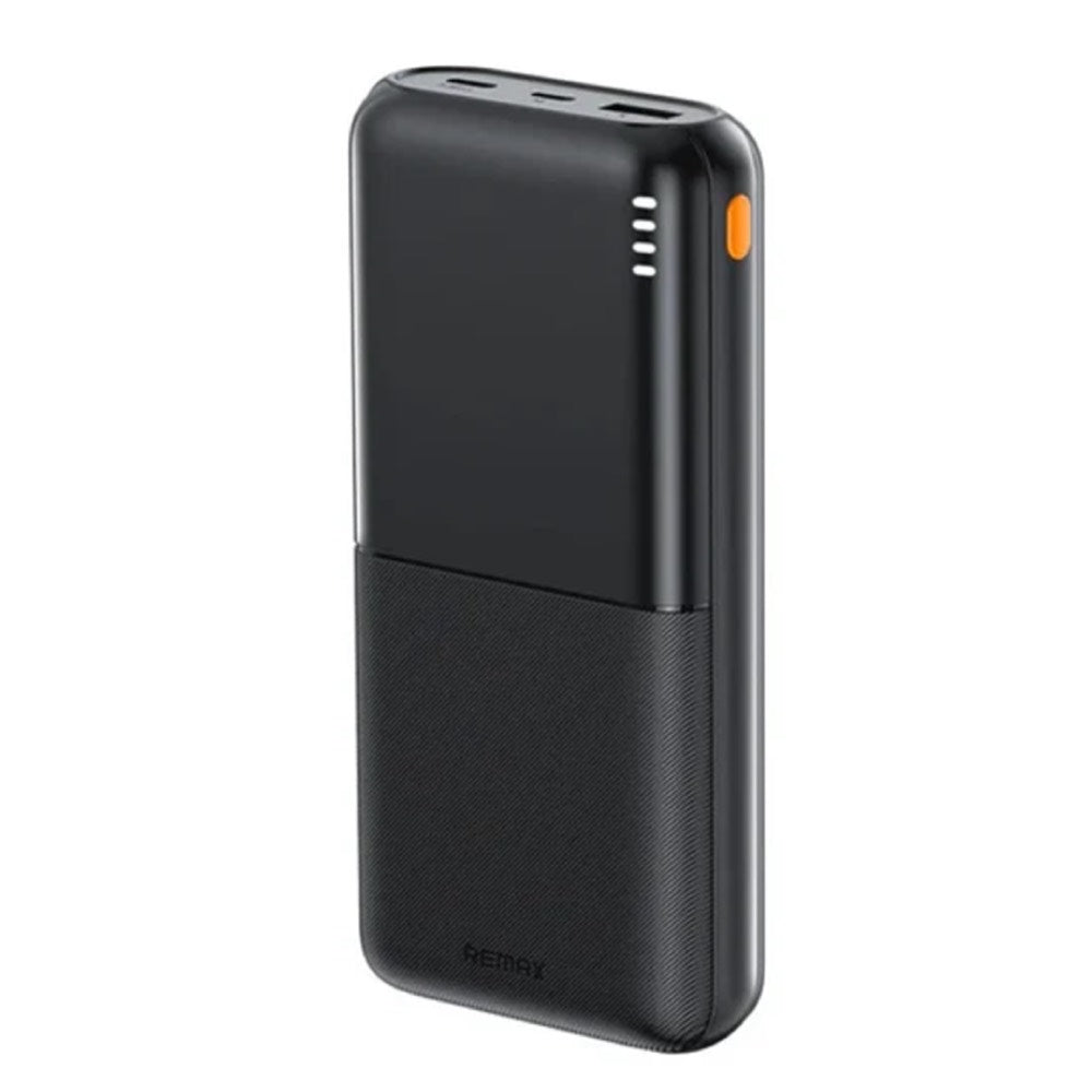 REMAX Lango II Series RPP-23 Power Bank 10000mAh – Fast Charging 2.4A – 1 USB & Type-C Port – Black