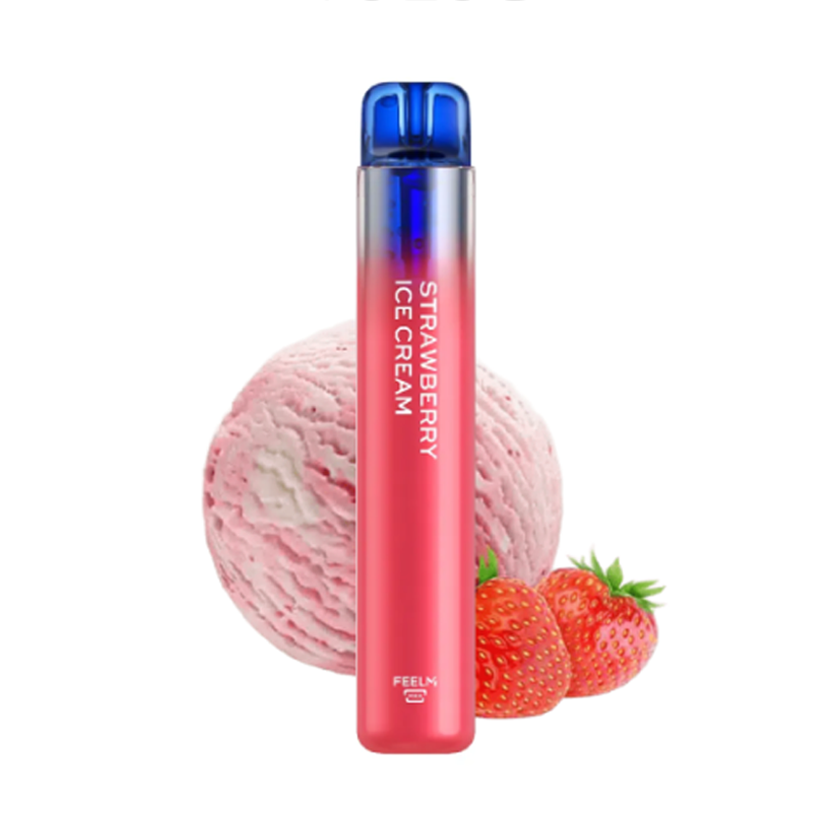 Vozol Neon 1000 -  Strawberry Ice Cream  20mg