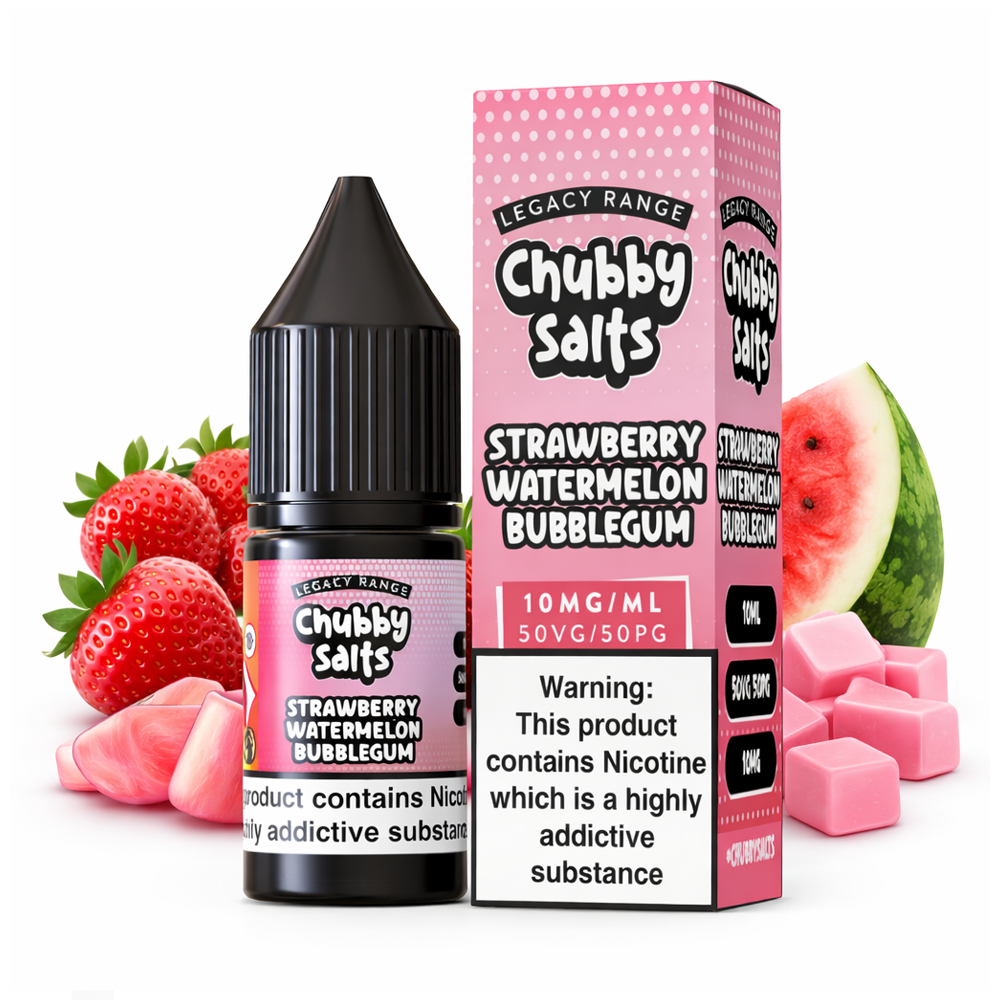 Chubby Salts - Strawberry Watermelon Bubblegum 10ml
