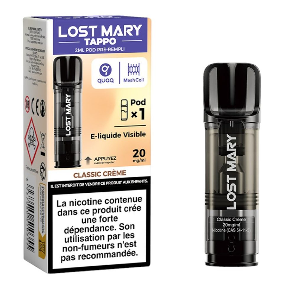 Lost Mary Tappo - Cream Tobacco 20mg House Of Clouds Lost Mary Tappo - Cream Tobacco 20mg House Of Clouds