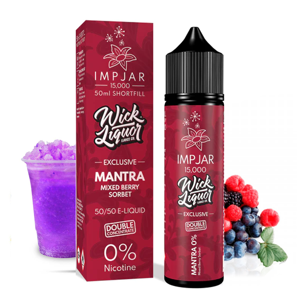 IMP JAR x Wick Liquor - Mantra 50ml Shortfill 