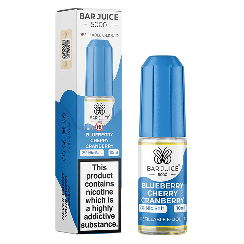 Bar Juice - Blueberry Cherry Cranberry 10ml Nic Salt