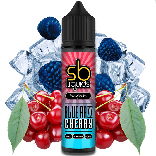 SB Liquids - Blue Razz Cherry 50ml Longfill