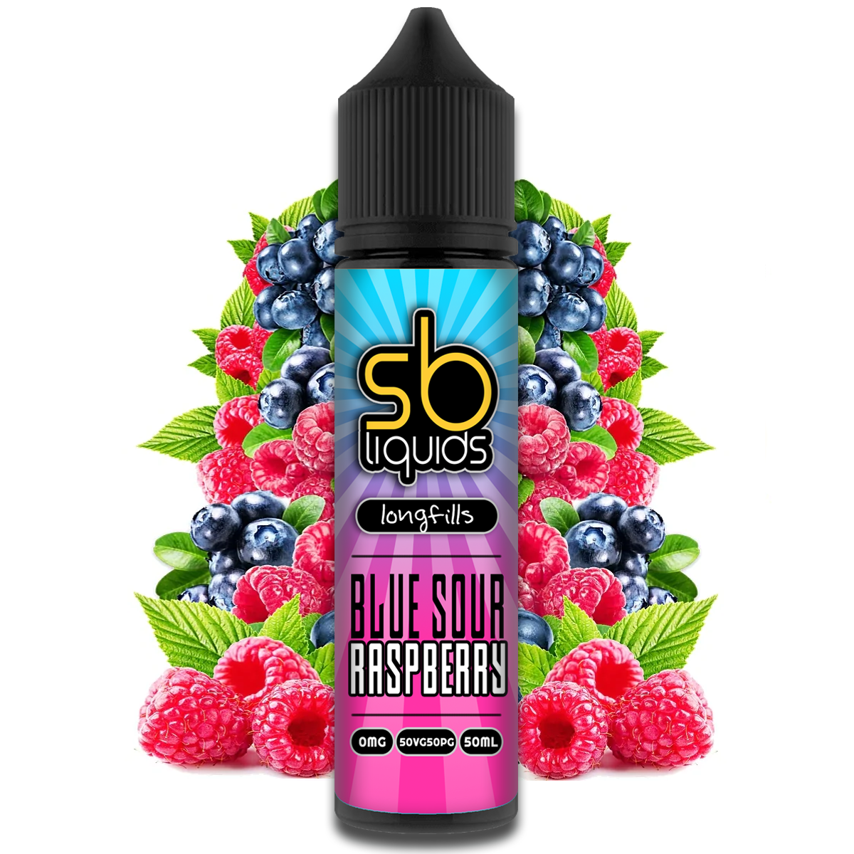 SB Liquids - Blue Sour Raspberry 50ml Longfill