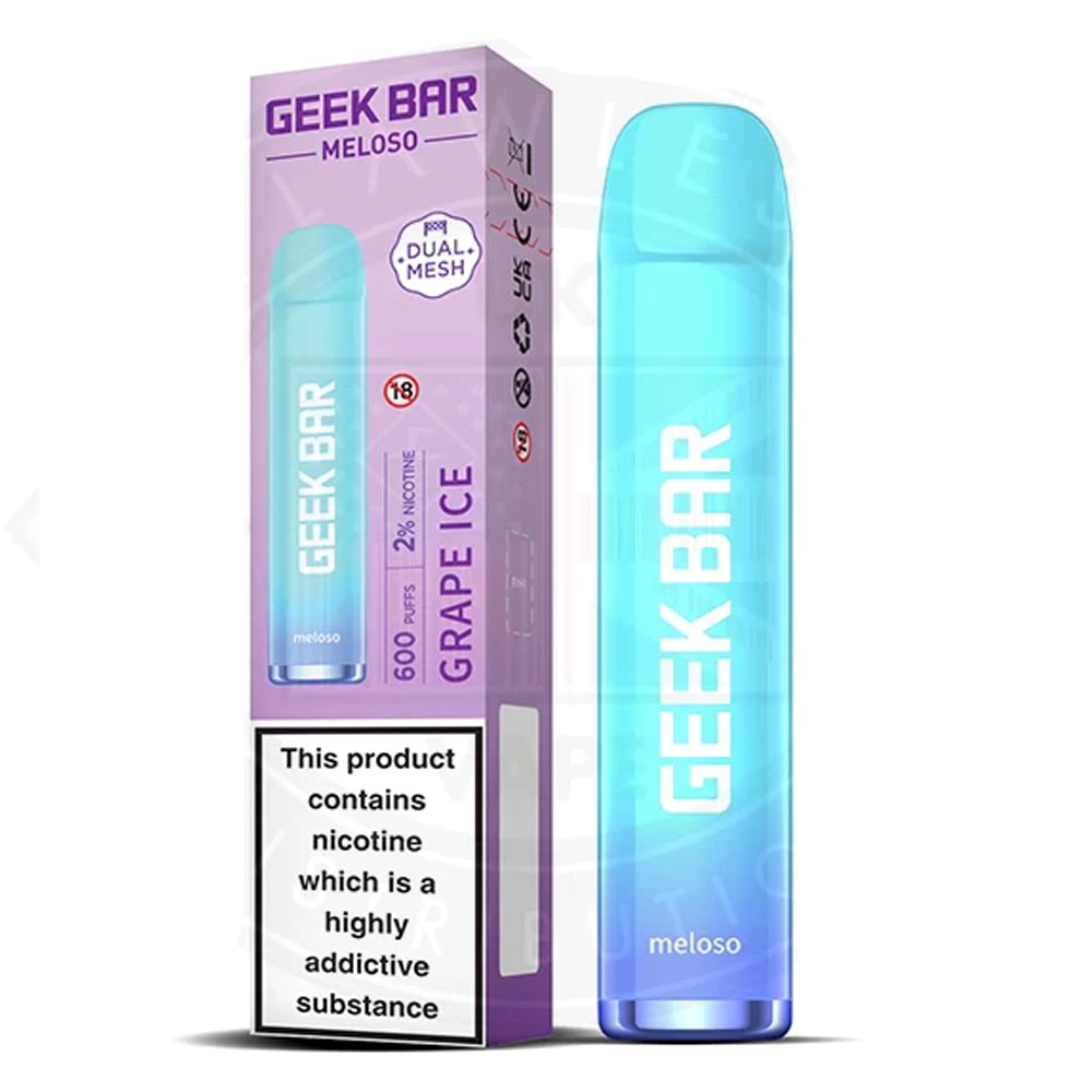 Geekbar Meloso - Glace au raisin 20 mg