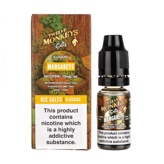 Twelve Monkeys Mangabeys 10ml 20mg Nic Salts