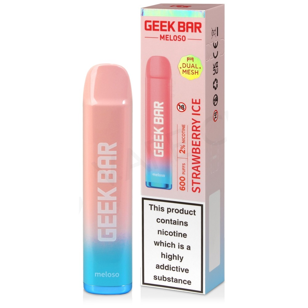 Geekbar Meloso - Glace à la fraise 20 mg
