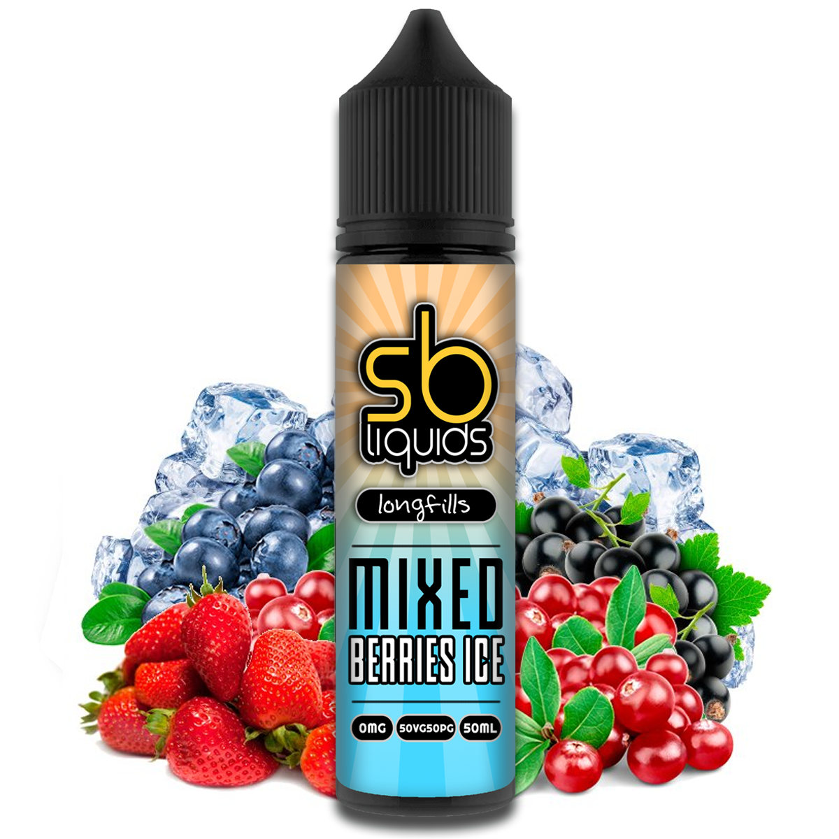 SB Liquids - Mixed Berries Ice 50ml Longfill