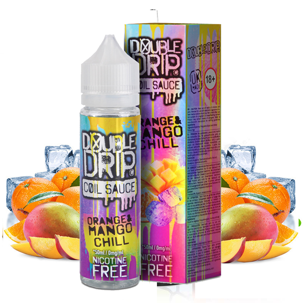 Double Drip - Riempimento corto Orange Mango Chill da 50 ml