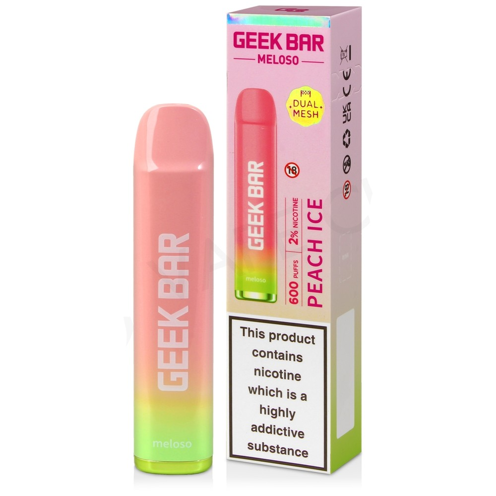 Geekbar Meloso - Glace à la pêche 20 mg
