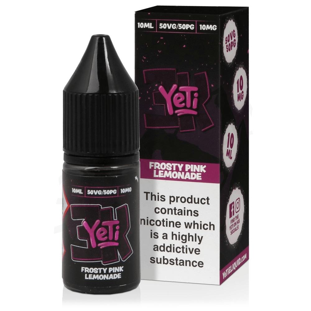 Barre Yeti 3k - Limonade rose givrée 20 mg de sel de nicotine