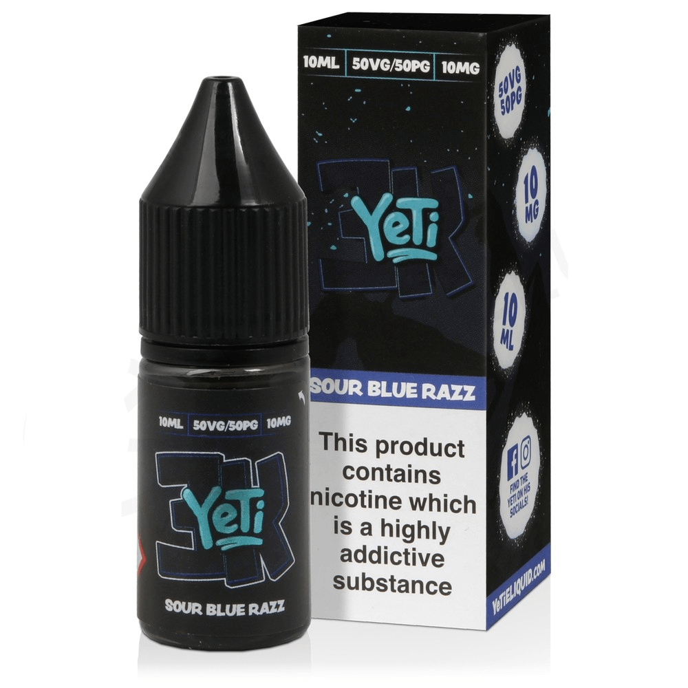 Yeti 3k Bar - Sour Blue Razz 20mg Nic Salt