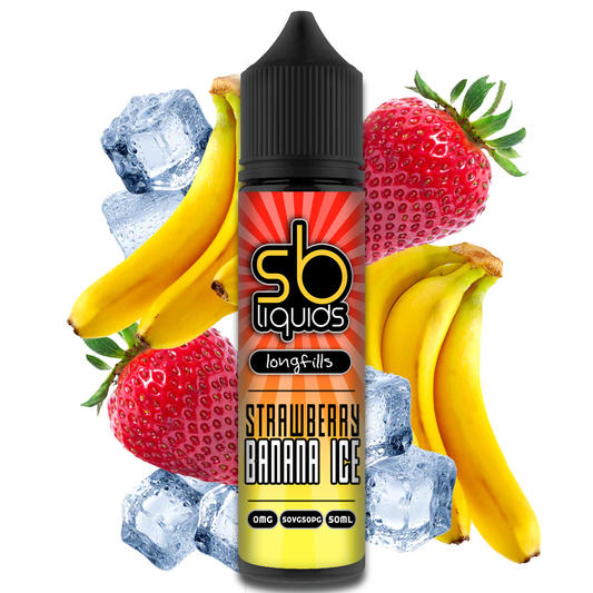 SB Liquids - Strawberry Banana Ice 50ml Longfill