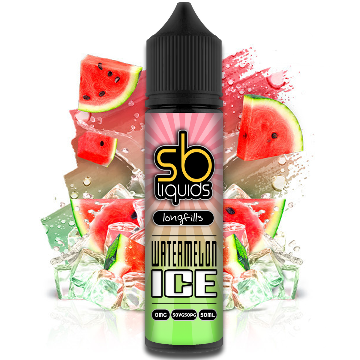 SB Liquids - Watermelon Ice 50ml Longfill