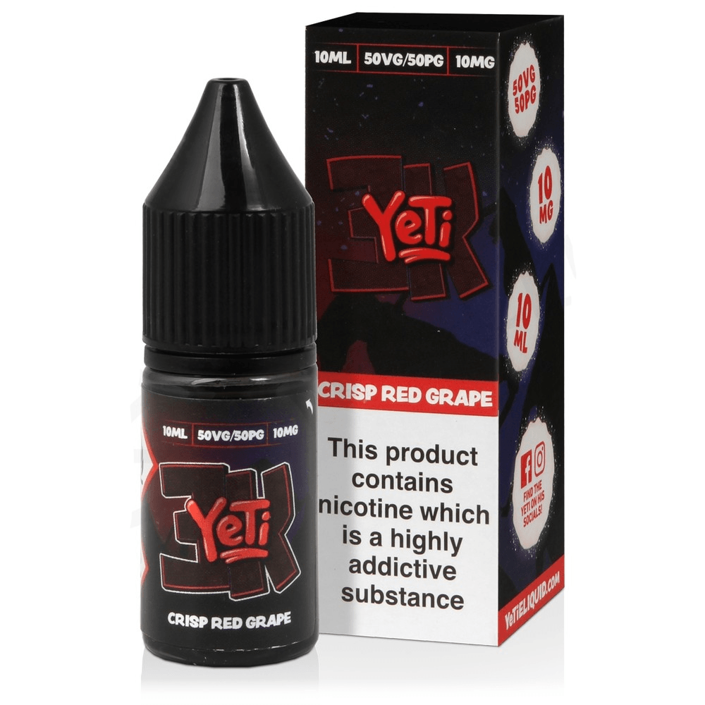 Barre Yeti 3k - Raisin rouge croustillant 20 mg Sel de nicotine