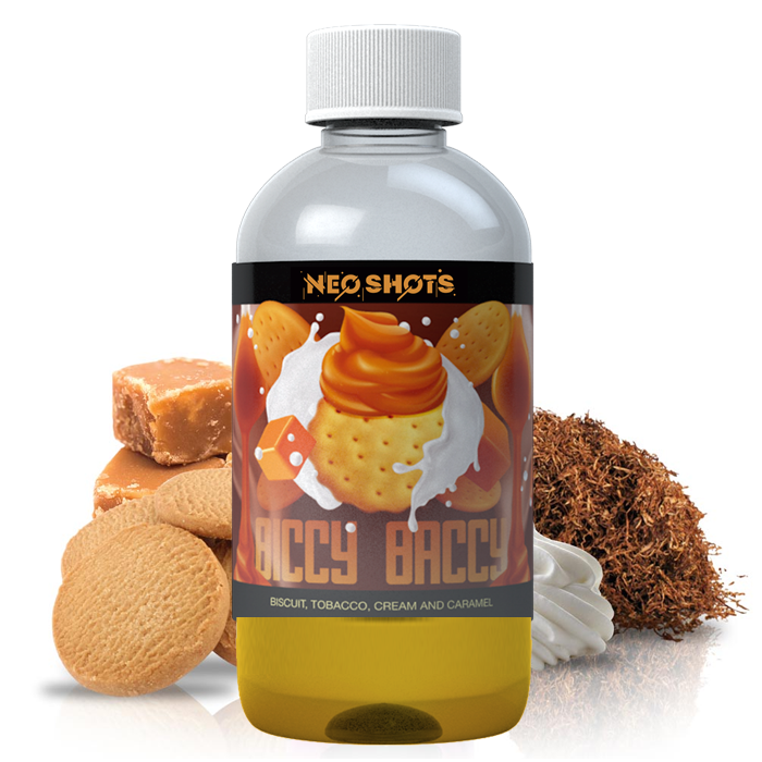 Neo Shots - Biccy Baccy 200ml Shortfill