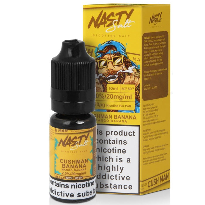 Nasty Salt - Banane Cushman 10 ml 20 mg Sel de Nic
