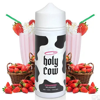 Holy Cow - Strawberry Milkshake 100ml Shortfill