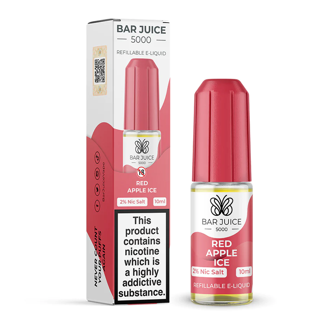 Bar Juice - Red apple Ice 10ml Nic Salt