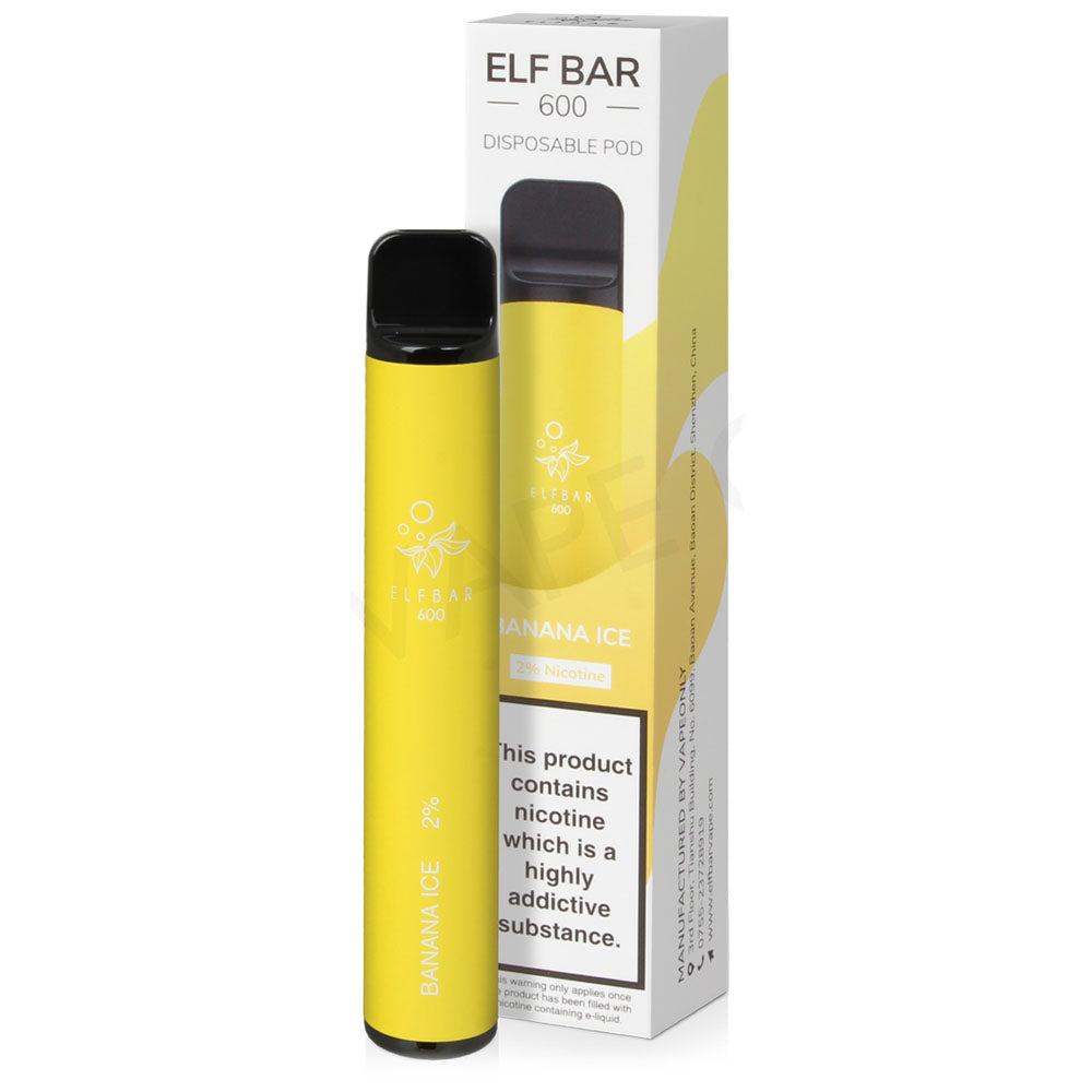 Elf Bar 600 - Banana Ice 20mg