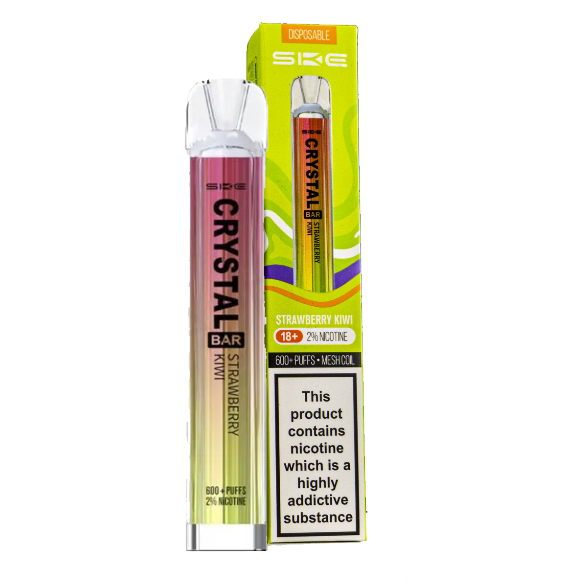 Barre de cristal SKE - Fraise Kiwi 20 mg