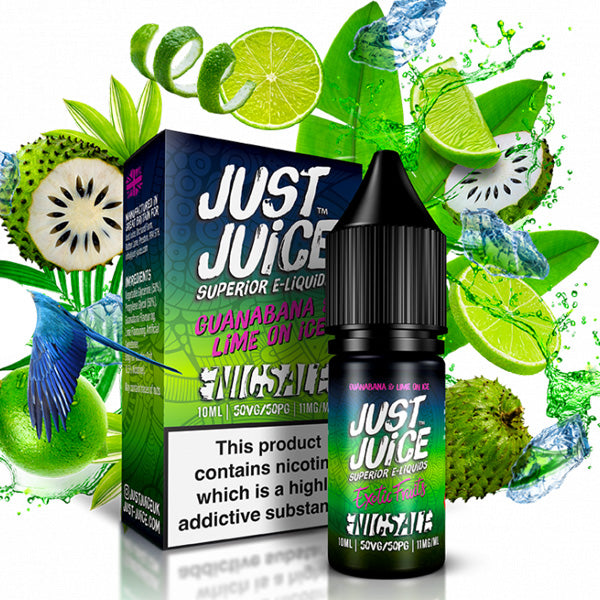 Just Juice Salt - Guanabana & Lime On Ice 10ml 20mg Nic Salt