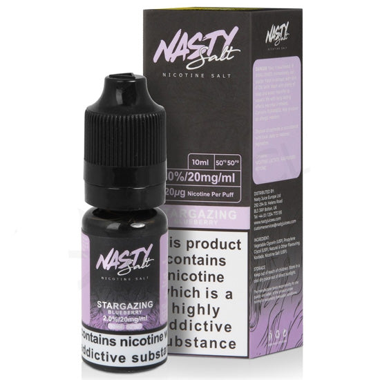 Nasty Juice - Stargazing Blueberry 10ml 20mg Nic Salt