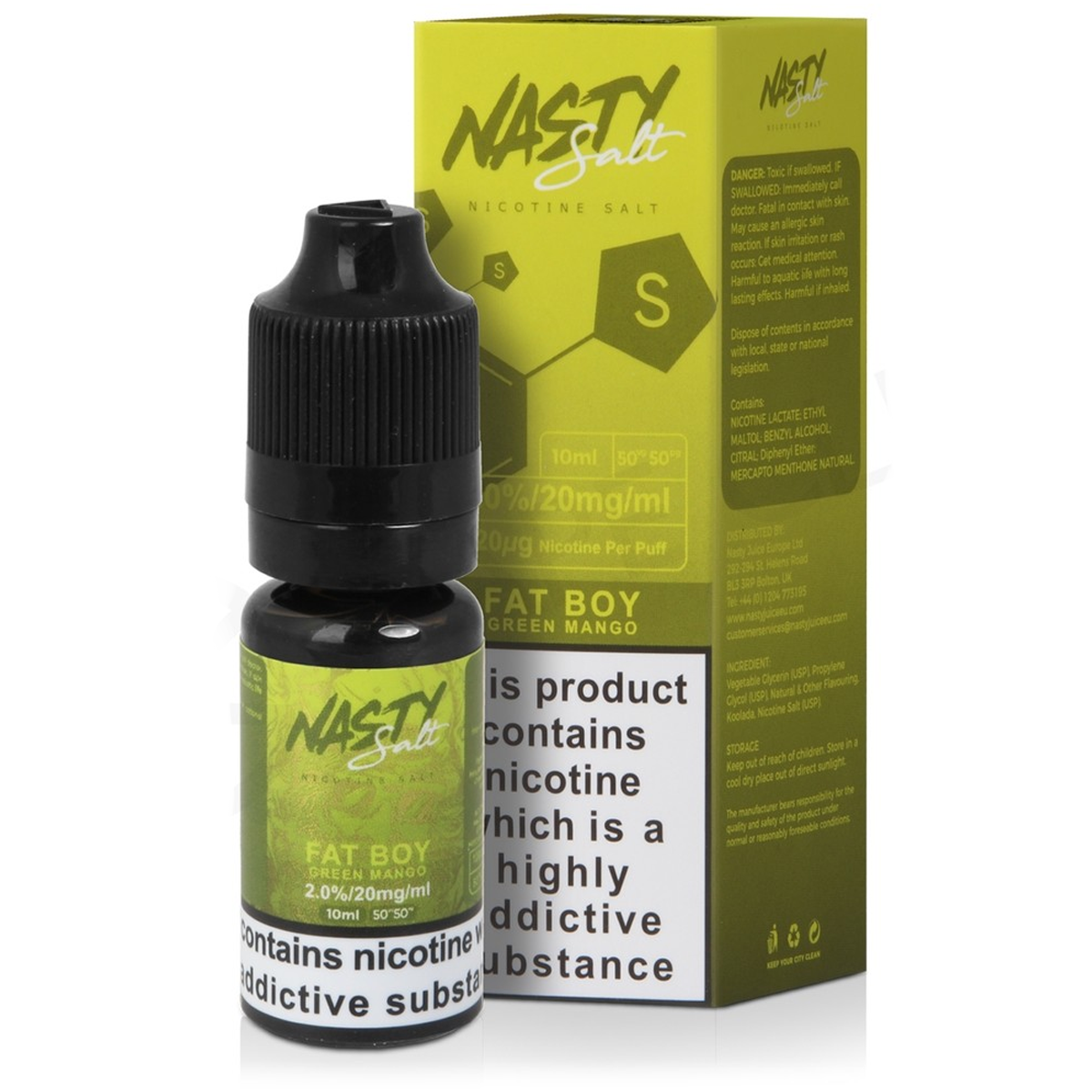 Nasty Juice Salt - Fat Boy 10ml 20mg Nic Salt