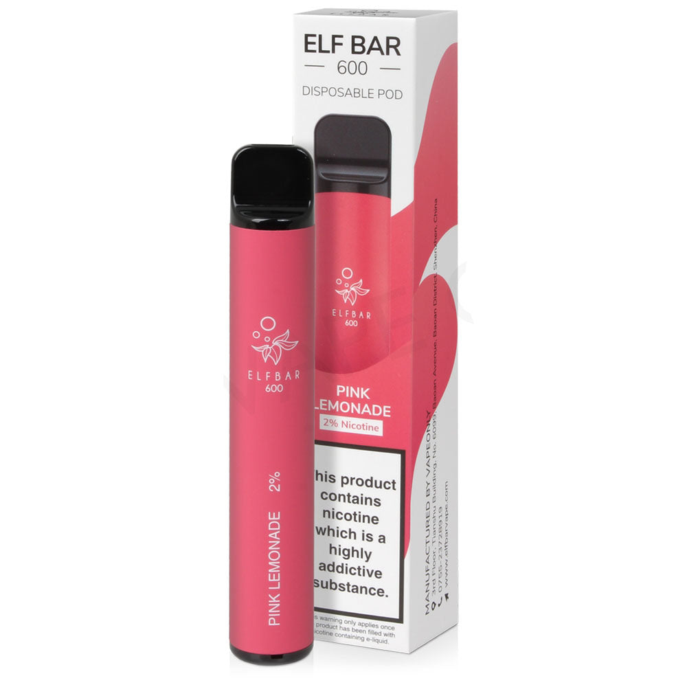 Elf Bar 600 - Limonade Rose 20mg