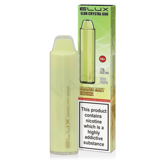 Elux Crystal Bar - Orange Mint Shisha 20mg