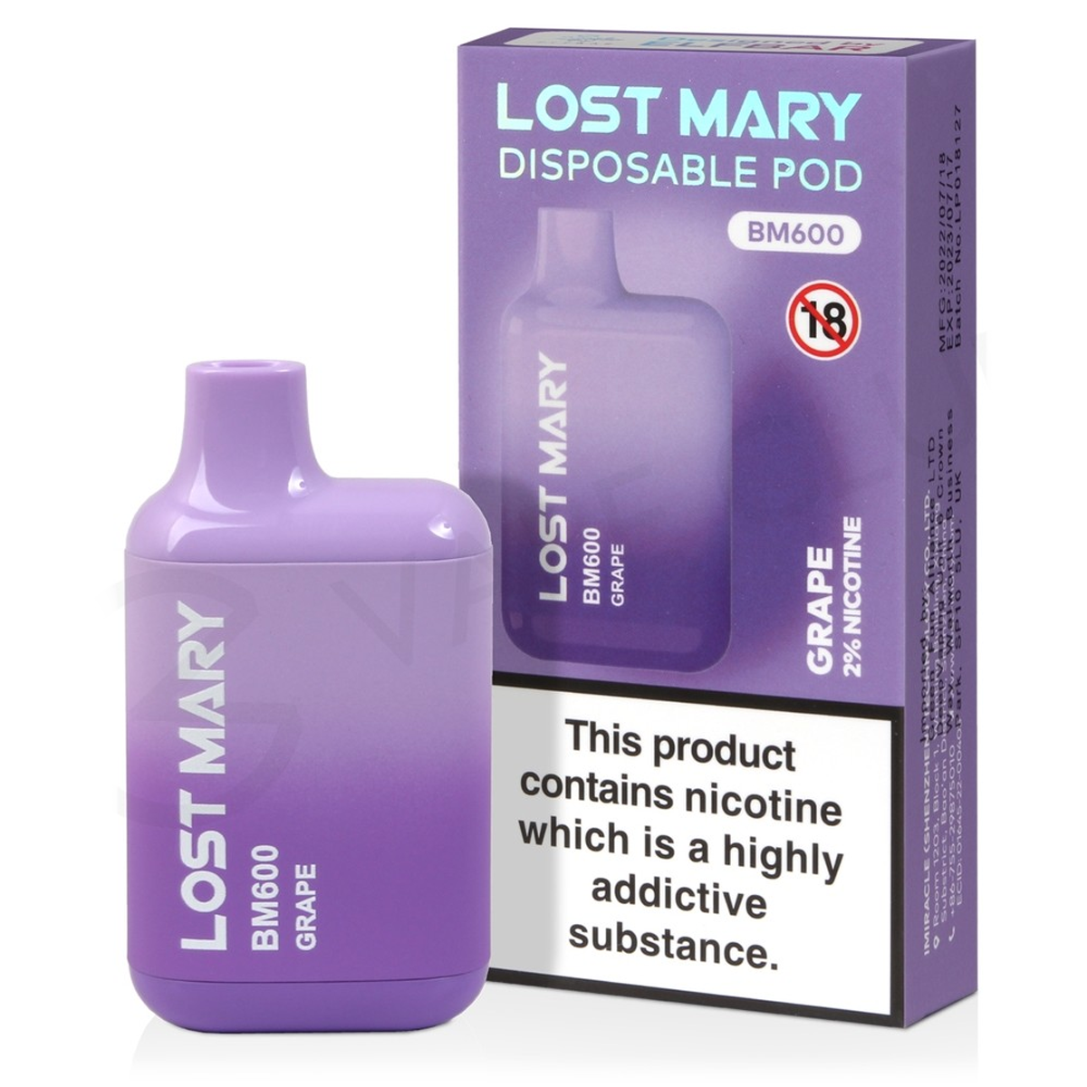 Lost Mary - Raisin 20mg