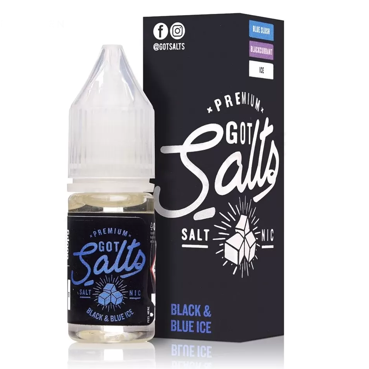 Got Salts - Black &amp; Blue Ice 10 ml 20 mg di sale Nic