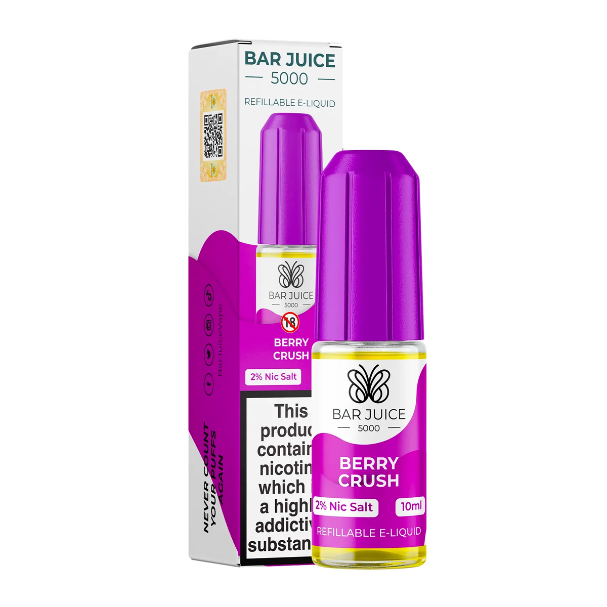 Bar Juice - Berry Crush 10ml Nic Salt