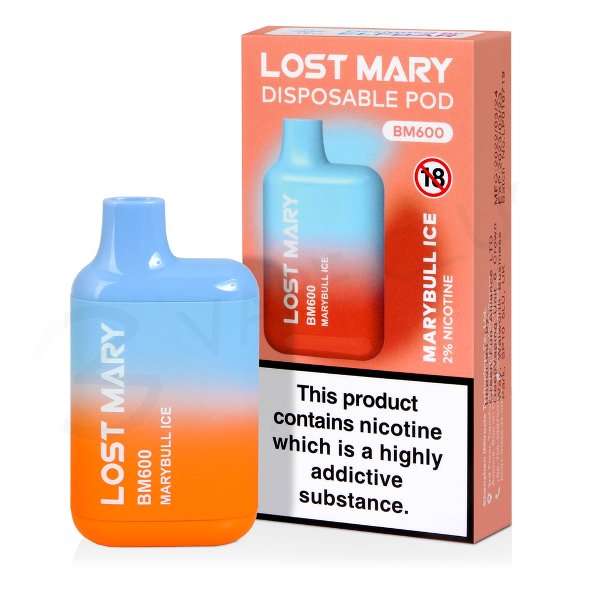 Lost Mary - Marybull Ice 20 mg