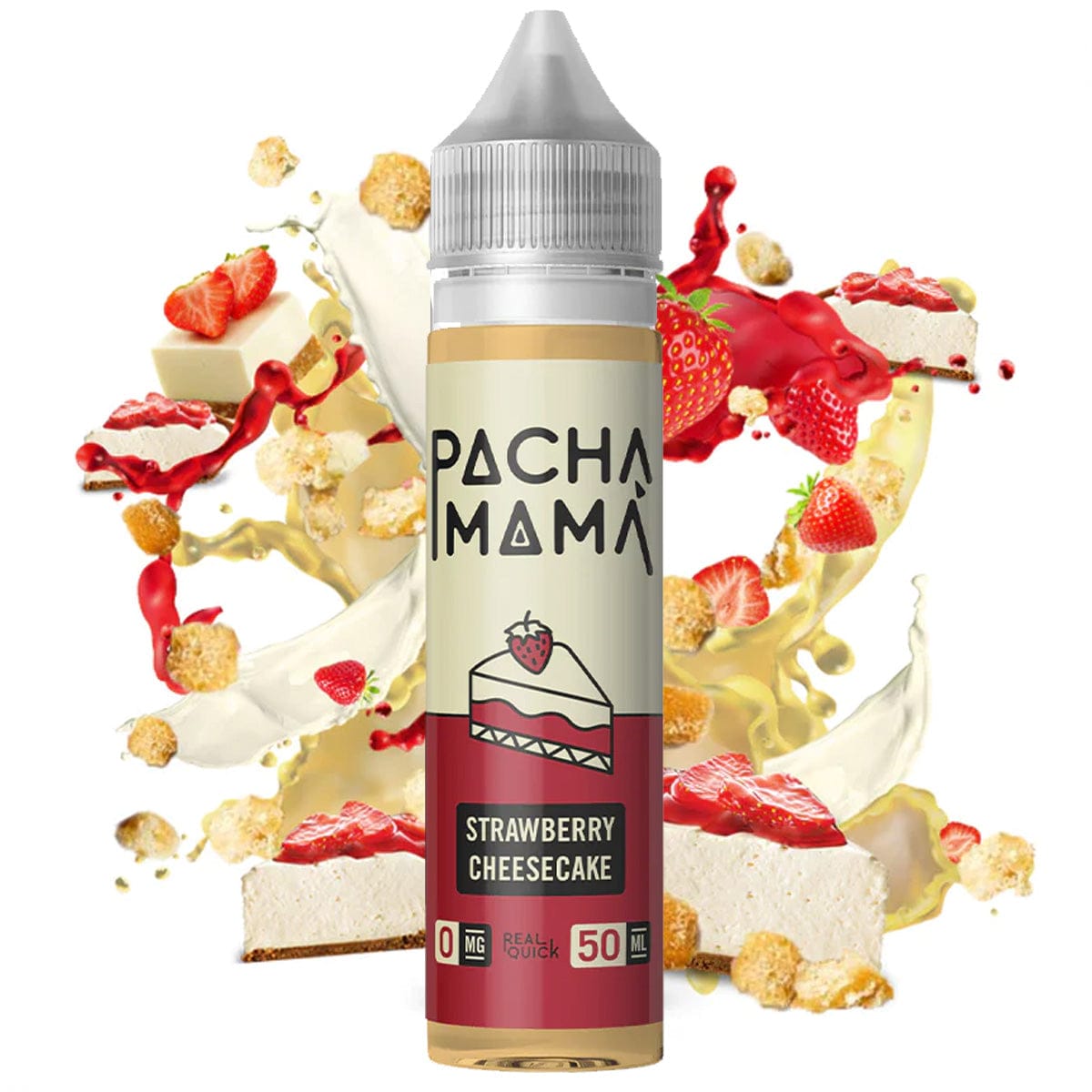 Pacha Mama - Strawberry Cheesecake 50ml Shortfill