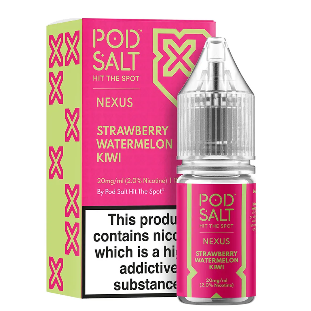 Pod Salt Nexus - Strawberry Watermelon Kiwi 10ml 20mg Nic Salt
