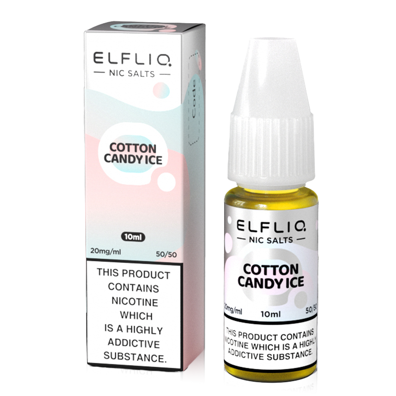 ELFLIQ - Cotton Candy Ice 10ml Nic Salt