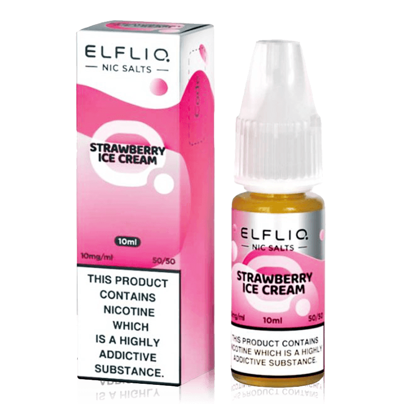 ELFLIQ - Strawberry Ice Cream 10ml Nic Salt