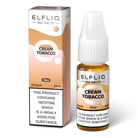 ELFLIQ - Cream Tobacco 10ml Nic Salt
