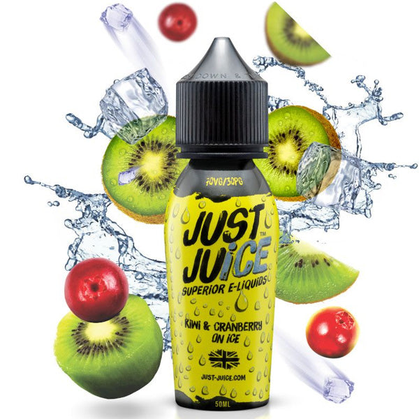 Just Juice - Kiwi e mirtilli rossi con ghiaccio 50 ml