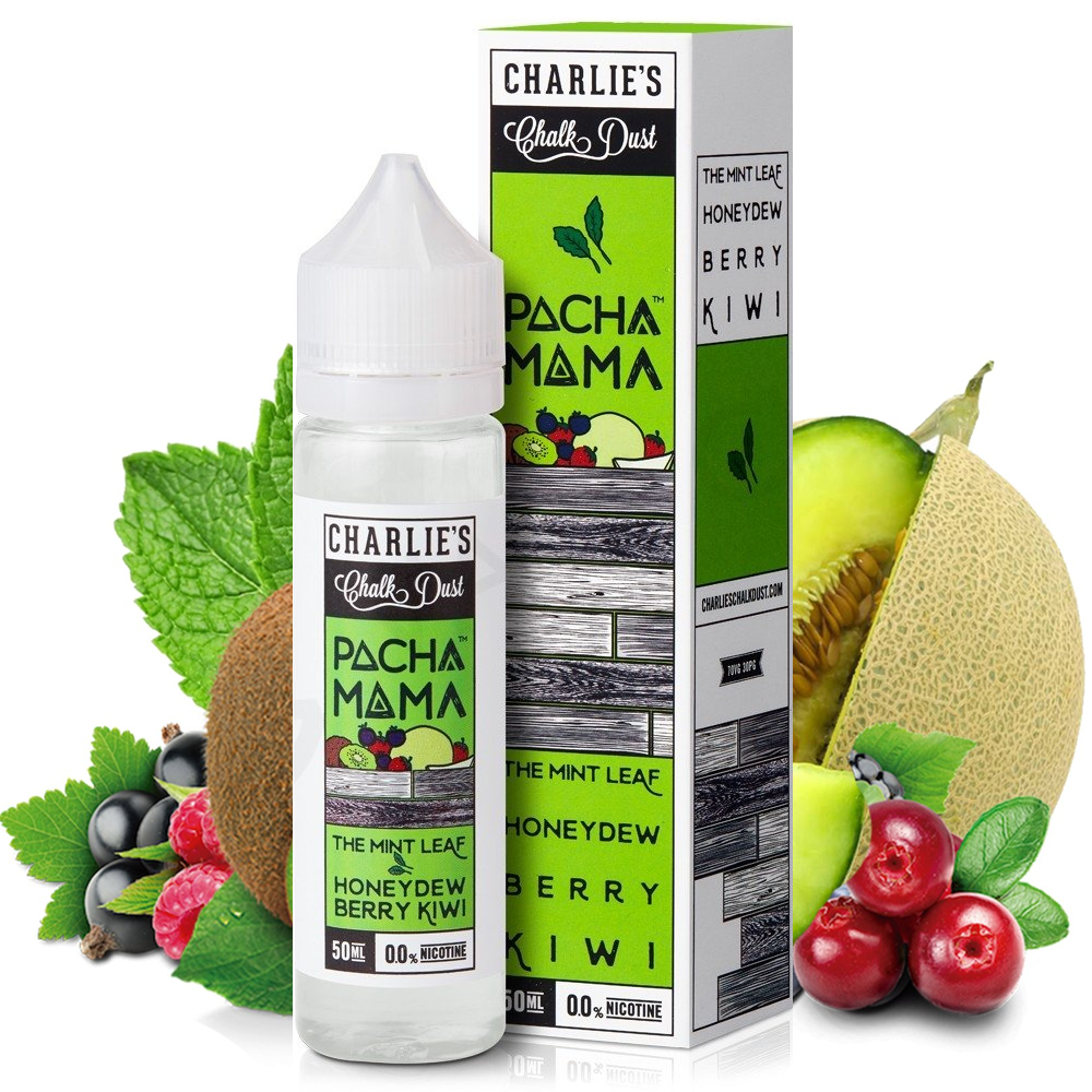 Pacha Mama - The Mint Leaf, Honeydew and Berry Kiwi 50ml Shortfill